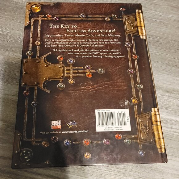 Dungeons and Dragons Player's Handbook (2000 Publication, Hardcover) - Picture 2 of 2